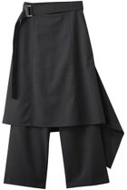 【プランク プロジェクト/PRANK PROJECT】のドロップヘムレイヤードスカートパンツ / Drop Hem Layered Skirt Pants C.GRY(チャコールグレー)|ID: prp329100004627509 ipo3291000000036134811