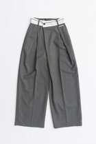 【プランク プロジェクト/PRANK PROJECT】のマーベルトアシメタックパンツ / Marble Asymmetrical Pants GRY(グレー)|ID: prp329100004627510 ipo3291000000033260455