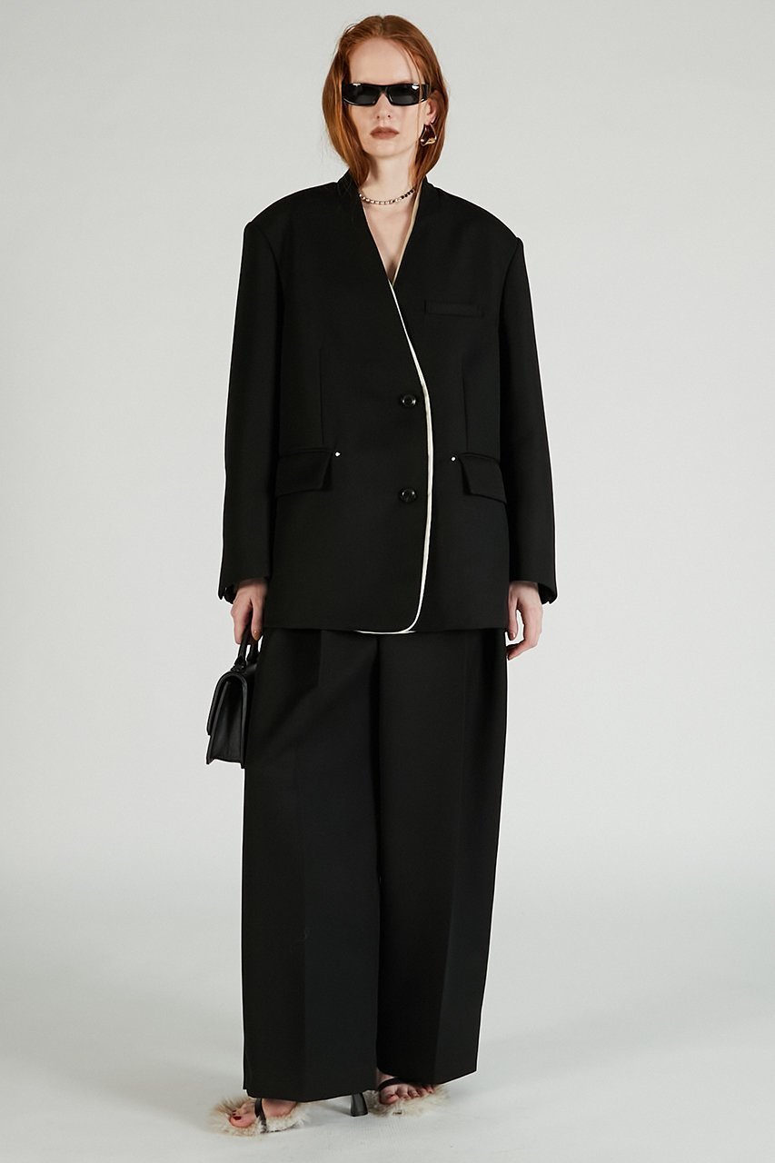 【プランク プロジェクト/PRANK PROJECT】のマーベルトアシメタックパンツ / Marble Asymmetrical Pants 人気、トレンドファッション・服の通販 founy(ファニー) 　ファッション　Fashion　レディースファッション　Fashion for Women　パンツ　Pants & Trousers　ベルト&ウエストマーク　Belts & Waist Accessories　クロップド　Cropped, Short Length　ジャケット　Jacket, Outerwear　セットアップ　Set-Up, Coordinated Outfit　センター　Center, Center Line　バランス　Balance, Style Balance　フロント　Front, Front Design　ロング　Long, Long-Length　ワイド　Wide, Wide Fit　再入荷　Restock / Back in Stock　other-2|ID: prp329100004627510 ipo3291000000033260457