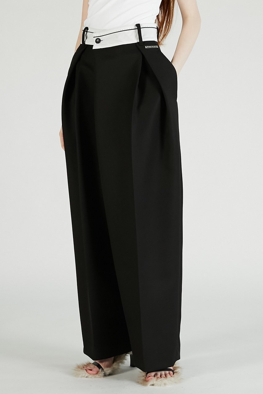 【プランク プロジェクト/PRANK PROJECT】のマーベルトアシメタックパンツ / Marble Asymmetrical Pants 人気、トレンドファッション・服の通販 founy(ファニー) 　ファッション　Fashion　レディースファッション　Fashion for Women　パンツ　Pants & Trousers　ベルト&ウエストマーク　Belts & Waist Accessories　クロップド　Cropped, Short Length　ジャケット　Jacket, Outerwear　セットアップ　Set-Up, Coordinated Outfit　センター　Center, Center Line　バランス　Balance, Style Balance　フロント　Front, Front Design　ロング　Long, Long-Length　ワイド　Wide, Wide Fit　再入荷　Restock / Back in Stock　other-4|ID: prp329100004627510 ipo3291000000033260459