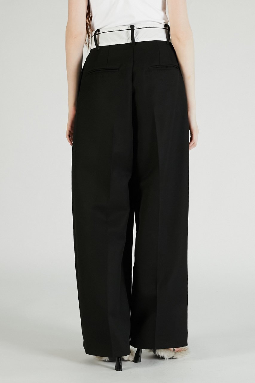 【プランク プロジェクト/PRANK PROJECT】のマーベルトアシメタックパンツ / Marble Asymmetrical Pants 人気、トレンドファッション・服の通販 founy(ファニー) 　ファッション　Fashion　レディースファッション　Fashion for Women　パンツ　Pants & Trousers　ベルト&ウエストマーク　Belts & Waist Accessories　クロップド　Cropped, Short Length　ジャケット　Jacket, Outerwear　セットアップ　Set-Up, Coordinated Outfit　センター　Center, Center Line　バランス　Balance, Style Balance　フロント　Front, Front Design　ロング　Long, Long-Length　ワイド　Wide, Wide Fit　再入荷　Restock / Back in Stock　other-5|ID: prp329100004627510 ipo3291000000033260460