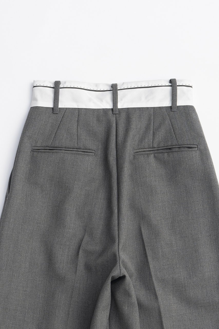 【プランク プロジェクト/PRANK PROJECT】のマーベルトアシメタックパンツ / Marble Asymmetrical Pants 人気、トレンドファッション・服の通販 founy(ファニー) 　ファッション　Fashion　レディースファッション　Fashion for Women　パンツ　Pants & Trousers　ベルト&ウエストマーク　Belts & Waist Accessories　クロップド　Cropped, Short Length　ジャケット　Jacket, Outerwear　セットアップ　Set-Up, Coordinated Outfit　センター　Center, Center Line　バランス　Balance, Style Balance　フロント　Front, Front Design　ロング　Long, Long-Length　ワイド　Wide, Wide Fit　other-2|ID: prp329100004627510 ipo3291000000035277345