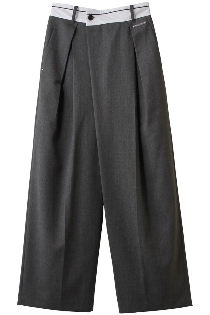 【プランク プロジェクト/PRANK PROJECT】のマーベルトアシメタックパンツ / Marble Asymmetrical Pants インテリア・キッズ・メンズ・レディースファッション・服の通販 founy(ファニー) https://founy.com/ ファッション Fashion レディースファッション Fashion for Women パンツ Pants & Trousers ベルト&ウエストマーク Belts & Waist Accessories クロップド Cropped, Short Length ジャケット Jacket, Outerwear セットアップ Set-Up, Coordinated Outfit センター Center, Center Line バランス Balance, Style Balance フロント Front, Front Design ロング Long, Long-Length ワイド Wide, Wide Fit |ID: prp329100004627510 ipo3291000000036126008