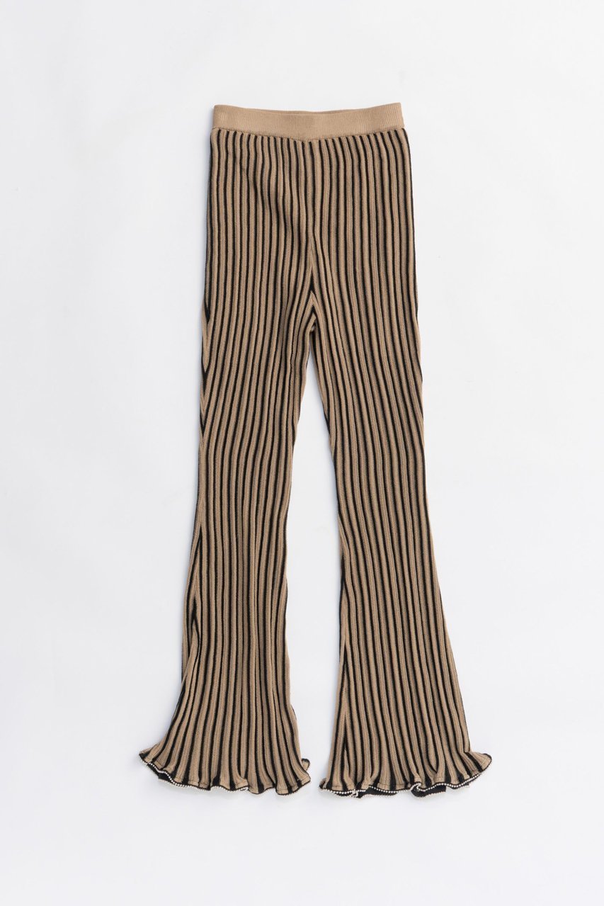 【プランク プロジェクト/PRANK PROJECT】のビーズニットパンツ / Beaded Knit Pants 人気、トレンドファッション・服の通販 founy(ファニー) 　ファッション　Fashion　レディースファッション　Fashion for Women　パンツ　Pants & Trousers　セットアップ　Set-Up, Coordinated Outfit　プリーツ　Pleats, Pleated　メタル　Metal, Metal Parts　ラッフル　Ruffle, Frill　夏　Summer　other-4|ID: prp329100004627511 ipo3291000000033260469