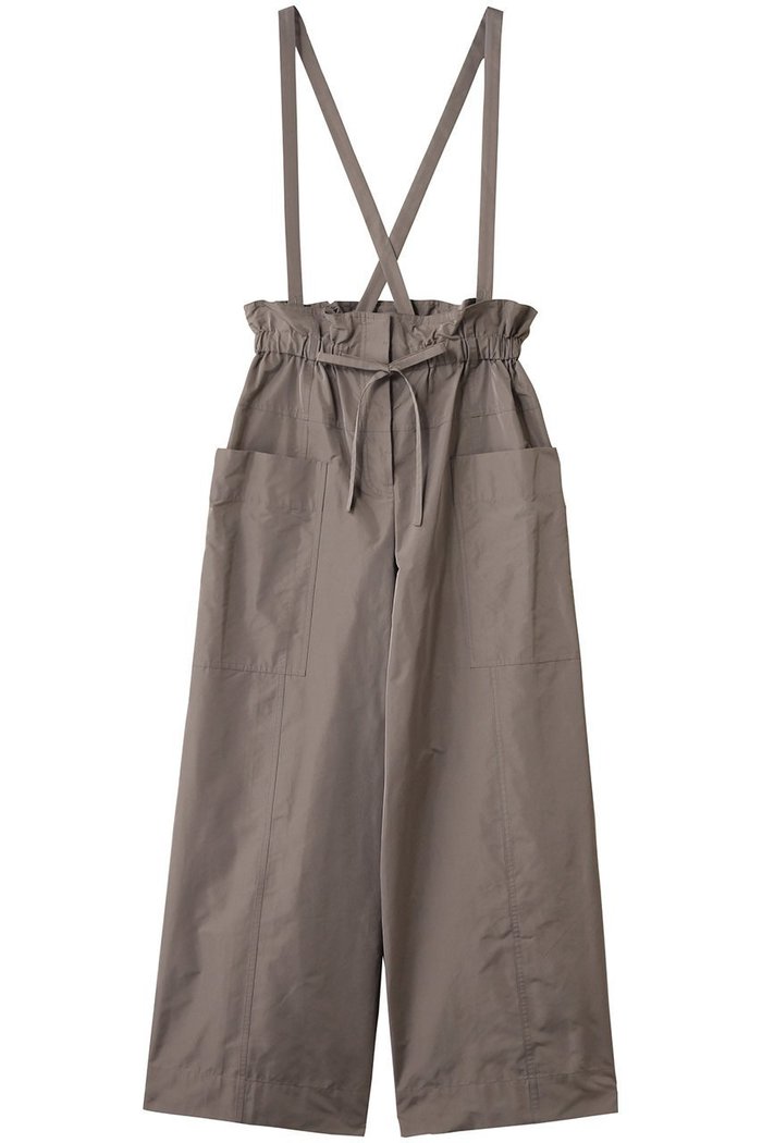 【エブール/ebure】のマイクロタフタ サスペンダーワイドパンツ インテリア・キッズ・メンズ・レディースファッション・服の通販 founy(ファニー) https://founy.com/ ファッション Fashion レディースファッション Fashion for Women パンツ Pants & Trousers カットソー Cut and Sewn Top サスペンダー Suspenders, Braces シンプル Simple, Minimal タフタ Taffeta, Structured Fabric パッチ Patch, Appliqué フォルム Silhouette, Form ポケット Pocket, Pocket Detail |ID: prp329100004627512 ipo3291000000036203090