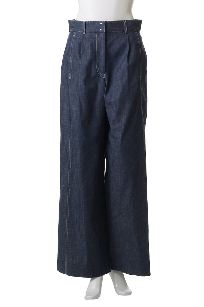 【エブール/ebure】のライトオンスデニム 5ポケットパンツ 人気、トレンドファッション・服の通販 founy(ファニー) ファッション Fashion レディースファッション Fashion for Women パンツ Pants & Trousers デニムパンツ・ジーンズ・美脚デニム Denim Jeans & Pants おすすめ Recommended / Our Picks センター Center, Center Line デニム Denim, Jeans Material ポケット Pocket, Pocket Detail ワイド Wide, Wide Fit other-2|ID: prp329100004627513 ipo3291000000035698553