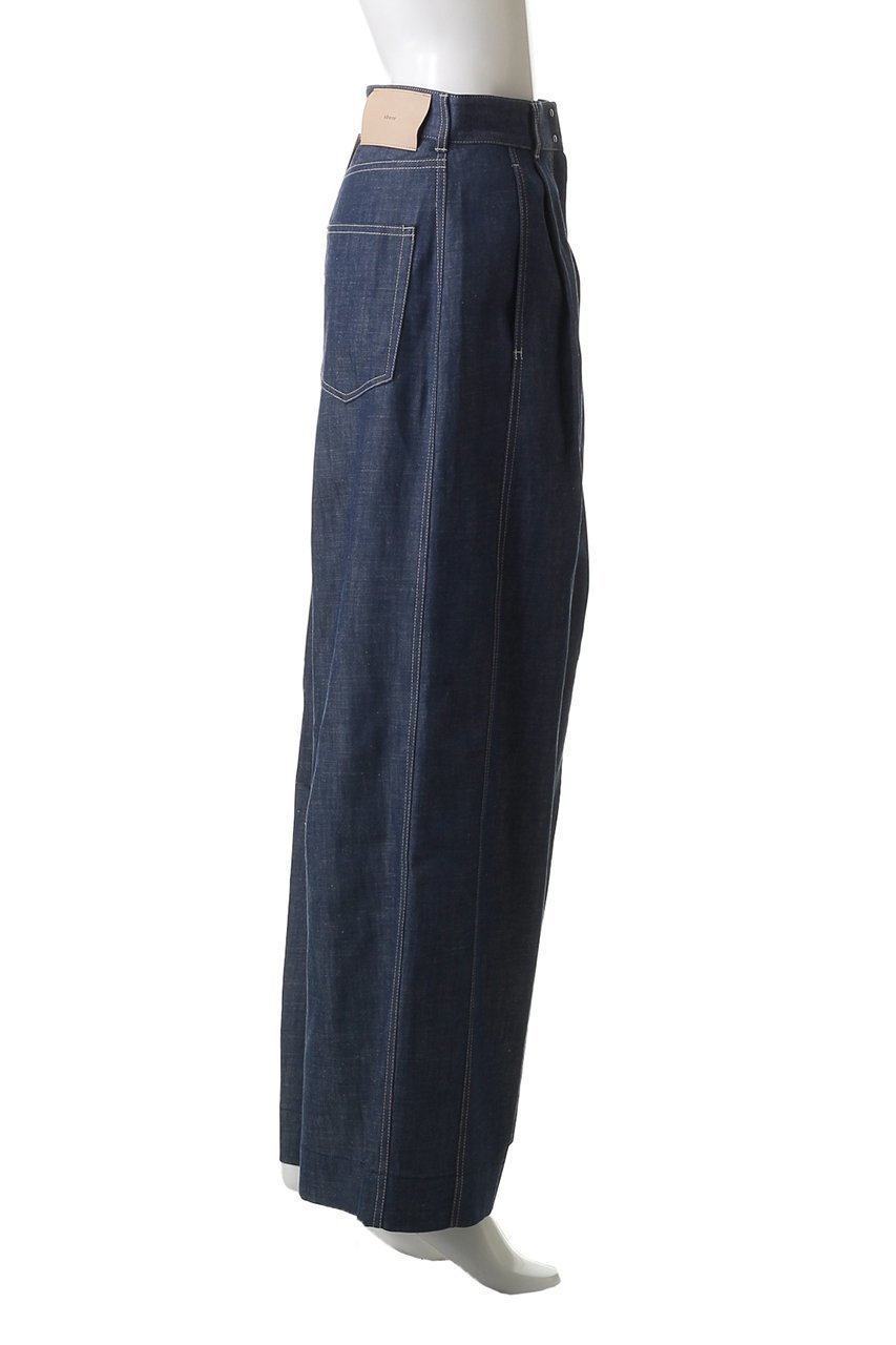 【エブール/ebure】のライトオンスデニム 5ポケットパンツ 人気、トレンドファッション・服の通販 founy(ファニー) ファッション Fashion レディースファッション Fashion for Women パンツ Pants & Trousers デニムパンツ・ジーンズ・美脚デニム Denim Jeans & Pants おすすめ Recommended / Our Picks センター Center, Center Line デニム Denim, Jeans Material ポケット Pocket, Pocket Detail ワイド Wide, Wide Fit other-3|ID: prp329100004627513 ipo3291000000035698554