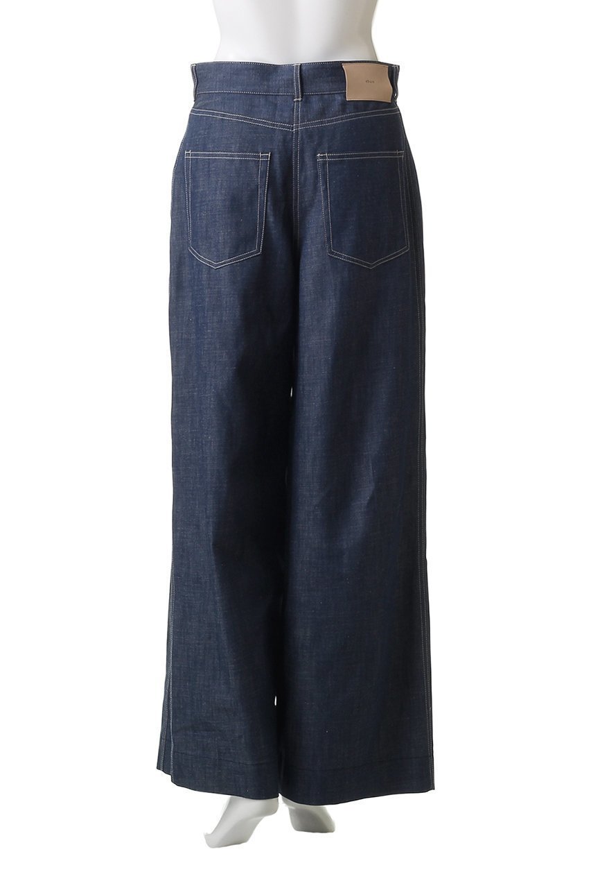 【エブール/ebure】のライトオンスデニム 5ポケットパンツ 人気、トレンドファッション・服の通販 founy(ファニー) ファッション Fashion レディースファッション Fashion for Women パンツ Pants & Trousers デニムパンツ・ジーンズ・美脚デニム Denim Jeans & Pants おすすめ Recommended / Our Picks センター Center, Center Line デニム Denim, Jeans Material ポケット Pocket, Pocket Detail ワイド Wide, Wide Fit other-4|ID: prp329100004627513 ipo3291000000035698555