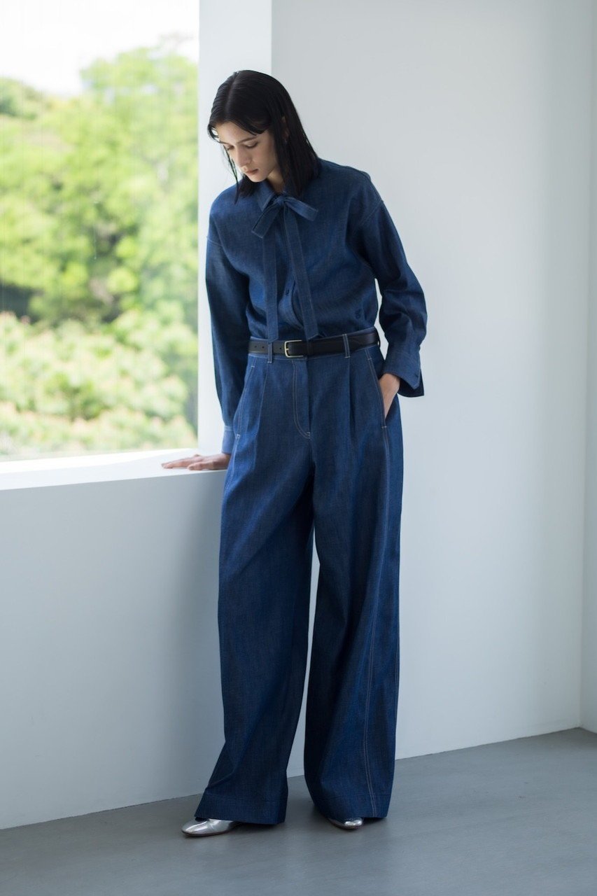 【エブール/ebure】のライトオンスデニム 5ポケットパンツ 人気、トレンドファッション・服の通販 founy(ファニー) ファッション Fashion レディースファッション Fashion for Women パンツ Pants & Trousers デニムパンツ・ジーンズ・美脚デニム Denim Jeans & Pants おすすめ Recommended / Our Picks センター Center, Center Line デニム Denim, Jeans Material ポケット Pocket, Pocket Detail ワイド Wide, Wide Fit other-7|ID: prp329100004627513 ipo3291000000035698560