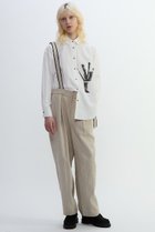 【プレインピープル/PLAIN PEOPLE】のヘビーコットンリネンサスペンダーパンツ 人気、トレンドファッション・服の通販 founy(ファニー) ファッション Fashion レディースファッション Fashion for Women パンツ Pants & Trousers 2025年 2025 2025-2026秋冬・A/W Autumn/Winter 2025–26 AW25–26 おすすめ Recommended / Our Picks クロップド Cropped, Short Length サスペンダー Suspenders, Braces シャンブレー Chambray, Denim-Like Fabric シンプル Simple, Minimal ジャケット Jacket, Outerwear ストライプ Stripe, Striped Pattern ダンガリー Dungaree, Chambray トリミング Trimming, Decorative Edge バルーン Balloon, Balloon Silhouette ペンシル Pencil, Pencil Skirt リネン Linen, Linen Fabric A/W・秋冬 Autumn/Winter thumbnail ベージュ×ブラック|ID: prp329100004627515 ipo3291000000033260499