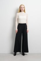 【ランバン オン ブルー/LANVIN en Bleu】のウールツイルゴムワイドパンツ 人気、トレンドファッション・服の通販 founy(ファニー) ファッション Fashion レディースファッション Fashion for Women パンツ Pants & Trousers ギャザー Gathered, Ruffled ストレート Straight, Straight Cut ツイル Twist, Twisted Detail ファブリック Fabric, Textile フォーマル Formal, Dressy ワイド Wide, Wide Fit 新作・新入荷 New Arrivals / New In ビジネス 仕事 通勤 Business / Work / Commuting thumbnail ブラック|ID: prp329100004627516 ipo3291000000033260506