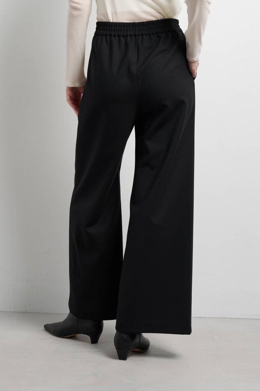 【ランバン オン ブルー/LANVIN en Bleu】のウールツイルゴムワイドパンツ 人気、トレンドファッション・服の通販 founy(ファニー) 　ファッション　Fashion　レディースファッション　Fashion for Women　パンツ　Pants & Trousers　ギャザー　Gathered, Ruffled　ストレート　Straight, Straight Cut　ツイル　Twist, Twisted Detail　ファブリック　Fabric, Textile　フォーマル　Formal, Dressy　ワイド　Wide, Wide Fit　ビジネス 仕事 通勤　Business / Work / Commuting　other-7|ID: prp329100004627516 ipo3291000000035784501