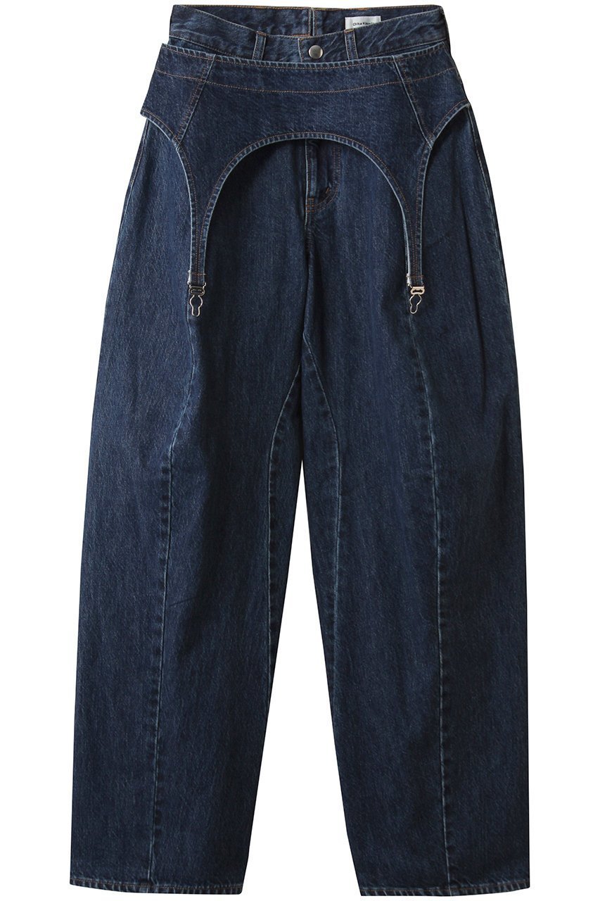 【チカ キサダ/CHIKA KISADA】のデニムパンツ インテリア・キッズ・メンズ・レディースファッション・服の通販 founy(ファニー) ファッション Fashion レディースファッション Fashion for Women パンツ Pants & Trousers デニムパンツ・ジーンズ・美脚デニム Denim Jeans & Pants おすすめ Recommended / Our Picks ショート Short, Short Length デニム Denim, Jeans Material ポケット Pocket, Pocket Detail メタル Metal, Metal Parts インディゴ|ID: prp329100004627517 ipo3291000000035356627