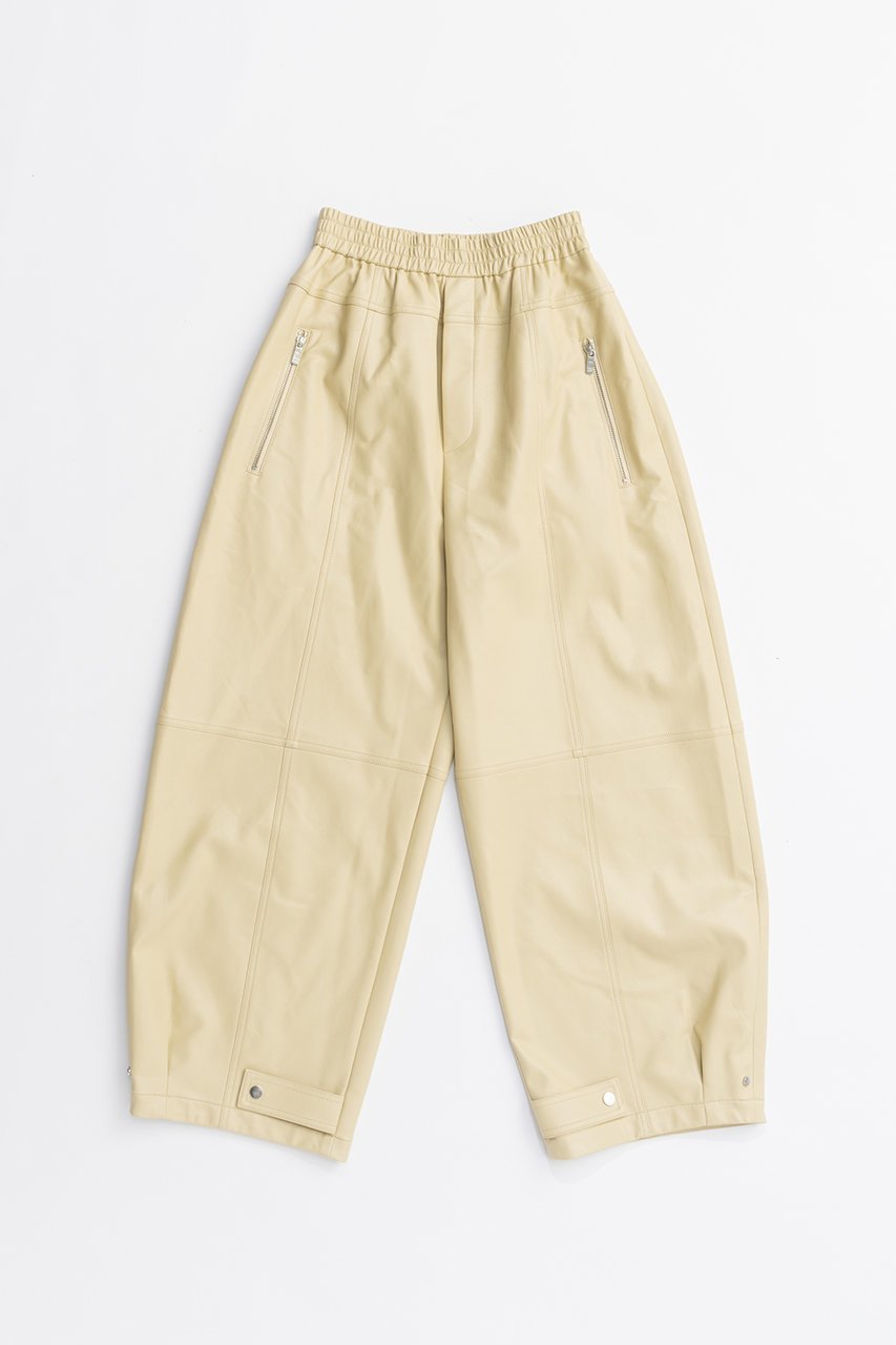 【プランク プロジェクト/PRANK PROJECT】のFauxレザージョガーパンツ / Faux Leather Jogger Pants インテリア・キッズ・メンズ・レディースファッション・服の通販 founy(ファニー) 　ファッション　Fashion　レディースファッション　Fashion for Women　パンツ　Pants & Trousers　シンプル　Simple, Minimal　フェイクレザー　Faux Leather, PU Leather　メタル　Metal, Metal Parts　リアル　Real, Realistic　リラックス　Relax, Relaxed Fit　新作・新入荷　New Arrivals / New In　L.YEL(ライトイエロー)|ID: prp329100004627519 ipo3291000000033260533
