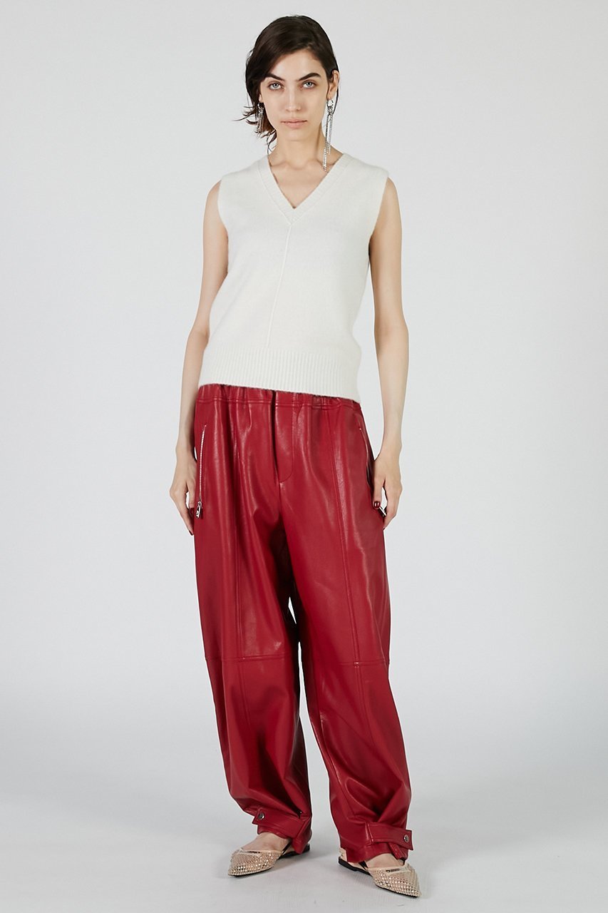 【プランク プロジェクト/PRANK PROJECT】のFauxレザージョガーパンツ / Faux Leather Jogger Pants 人気、トレンドファッション・服の通販 founy(ファニー) 　ファッション　Fashion　レディースファッション　Fashion for Women　パンツ　Pants & Trousers　シンプル　Simple, Minimal　フェイクレザー　Faux Leather, PU Leather　メタル　Metal, Metal Parts　リアル　Real, Realistic　リラックス　Relax, Relaxed Fit　新作・新入荷　New Arrivals / New In　other-2|ID: prp329100004627519 ipo3291000000033260535