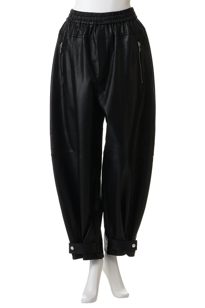 【プランク プロジェクト/PRANK PROJECT】のFauxレザージョガーパンツ / Faux Leather Jogger Pants 人気、トレンドファッション・服の通販 founy(ファニー) ファッション Fashion レディースファッション Fashion for Women パンツ Pants & Trousers シンプル Simple, Minimal フェイクレザー Faux Leather, PU Leather メタル Metal, Metal Parts リアル Real, Realistic リラックス Relax, Relaxed Fit other-8|ID: prp329100004627519 ipo3291000000033937565