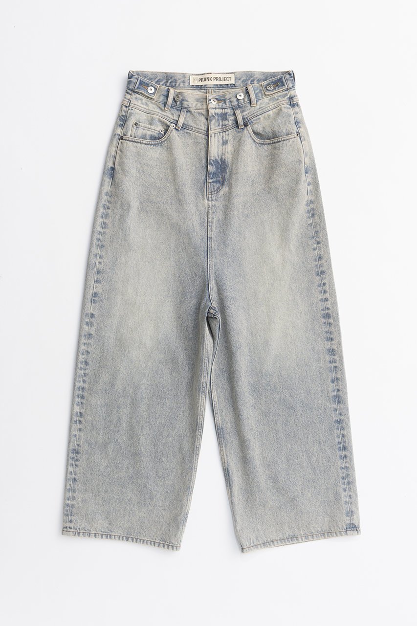 【プランク プロジェクト/PRANK PROJECT】のルーズロークロッチデニム / Loose Rocker Denim インテリア・キッズ・メンズ・レディースファッション・服の通販 founy(ファニー) 　ファッション　Fashion　レディースファッション　Fashion for Women　パンツ　Pants & Trousers　デニムパンツ・ジーンズ・美脚デニム　Denim Jeans & Pants　おすすめ　Recommended / Our Picks　インディゴ　Indigo Denim　コンパクト　Compact, Small Size　コーティング　Coating, Coated Finish　デニム　Denim, Jeans Material　新作・新入荷　New Arrivals / New In　BLU(ブルー)|ID: prp329100004627520 ipo3291000000033260543