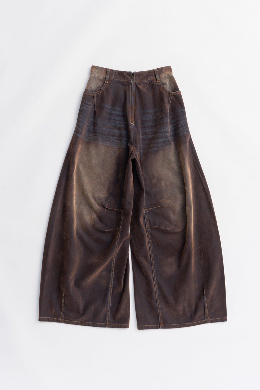 【プランク プロジェクト/PRANK PROJECT】のフロッキーデニムパンツ / Flocky Denim Pants インテリア・キッズ・メンズ・レディースファッション・服の通販 founy(ファニー) 　ファッション　Fashion　レディースファッション　Fashion for Women　パンツ　Pants & Trousers　デニムパンツ・ジーンズ・美脚デニム　Denim Jeans & Pants　ウォーム　Warm Fabric　デニム　Denim, Jeans Material　バランス　Balance, Style Balance　パッチ　Patch, Appliqué　フェミニン　Feminine, Girly　フロント　Front, Front Design　ブルゾン　Blouson, Bomber Jacket　おすすめ　Recommended / Our Picks　CML(キャメル)|ID: prp329100004627521 ipo3291000000033260554