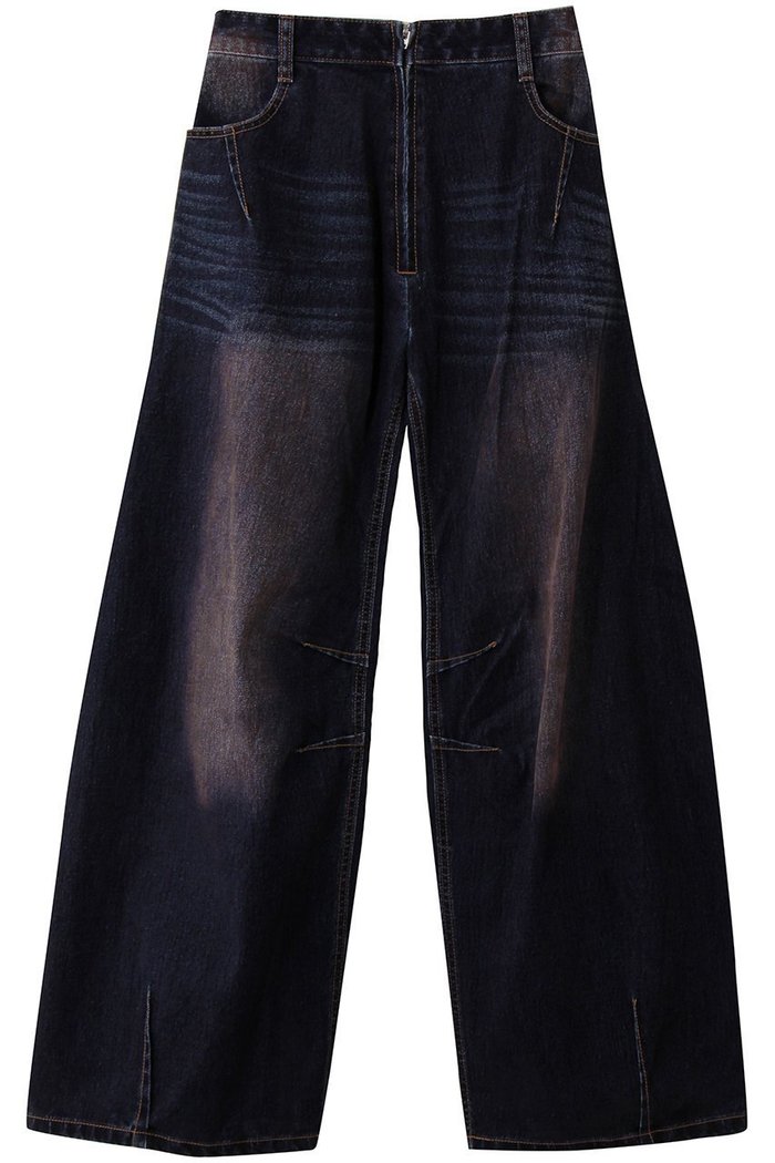 【プランク プロジェクト/PRANK PROJECT】のフロッキーデニムパンツ / Flocky Denim Pants インテリア・キッズ・メンズ・レディースファッション・服の通販 founy(ファニー) https://founy.com/ ファッション Fashion レディースファッション Fashion for Women パンツ Pants & Trousers デニムパンツ・ジーンズ・美脚デニム Denim Jeans & Pants ウォーム Warm Fabric デニム Denim, Jeans Material バランス Balance, Style Balance パッチ Patch, Appliqué フェミニン Feminine, Girly フロント Front, Front Design ブルゾン Blouson, Bomber Jacket おすすめ Recommended / Our Picks |ID: prp329100004627521 ipo3291000000035356664