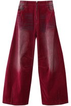 【プランク プロジェクト/PRANK PROJECT】のフロッキーデニムパンツ / Flocky Denim Pants RED(レッド)|ID: prp329100004627521 ipo3291000000035356666