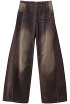 【プランク プロジェクト/PRANK PROJECT】のフロッキーデニムパンツ / Flocky Denim Pants CML(キャメル)|ID: prp329100004627521 ipo3291000000035356667