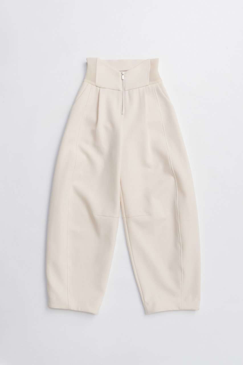 【プランク プロジェクト/PRANK PROJECT】のハイウエストパンツ / High-waisted pants インテリア・キッズ・メンズ・レディースファッション・服の通販 founy(ファニー) 　ファッション　Fashion　レディースファッション　Fashion for Women　パンツ　Pants & Trousers　おすすめ　Recommended / Our Picks　コクーン　Cocoon, Cocoon Silhouette　セットアップ　Set-Up, Coordinated Outfit　フロント　Front, Front Design　ラッセル　Raschel, Raschel Lace　新作・新入荷　New Arrivals / New In　WHT(ホワイト)|ID: prp329100004627522 ipo3291000000033260565