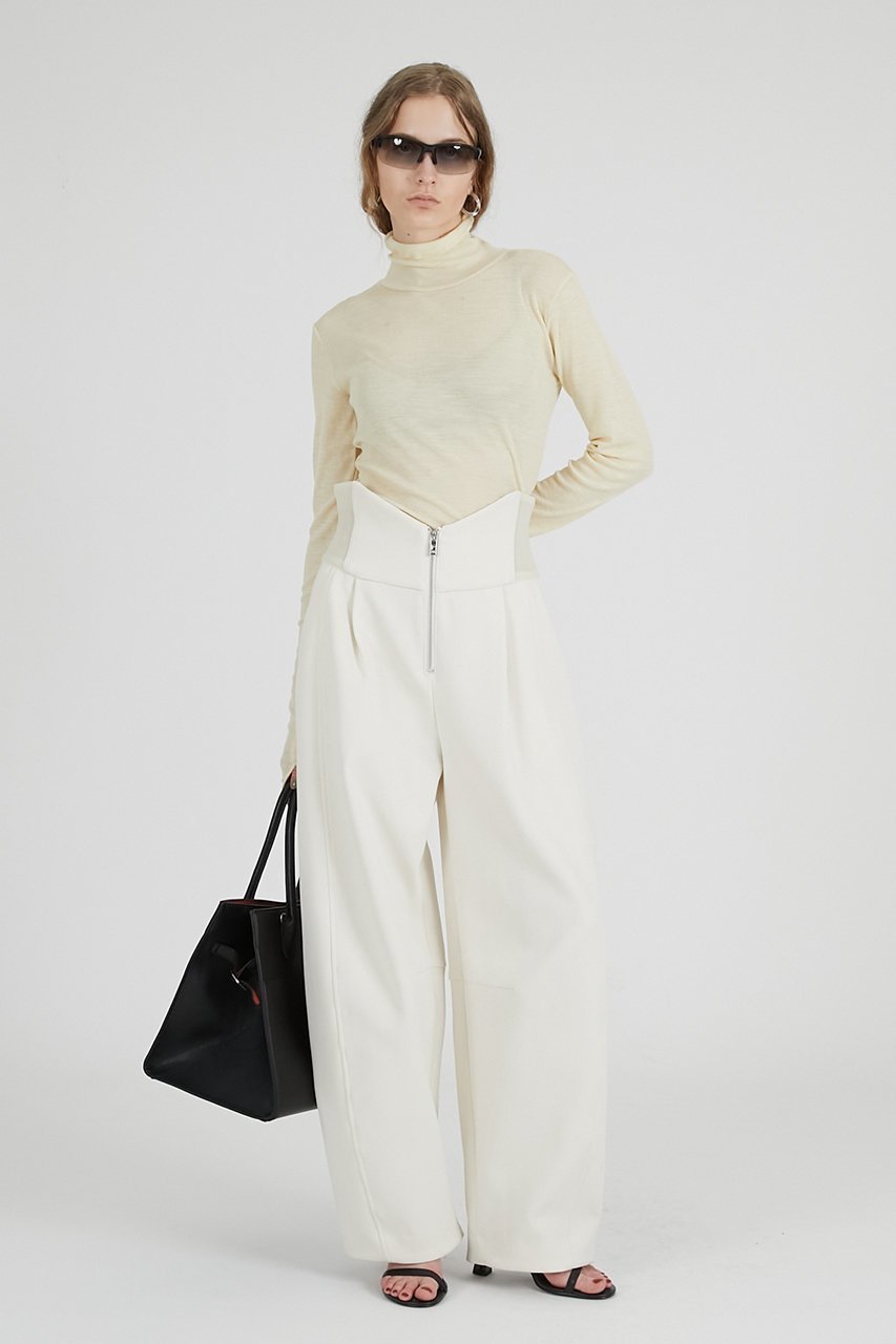【プランク プロジェクト/PRANK PROJECT】のハイウエストパンツ / High-waisted pants 人気、トレンドファッション・服の通販 founy(ファニー) 　ファッション　Fashion　レディースファッション　Fashion for Women　パンツ　Pants & Trousers　おすすめ　Recommended / Our Picks　コクーン　Cocoon, Cocoon Silhouette　セットアップ　Set-Up, Coordinated Outfit　フロント　Front, Front Design　ラッセル　Raschel, Raschel Lace　新作・新入荷　New Arrivals / New In　other-2|ID: prp329100004627522 ipo3291000000033260566