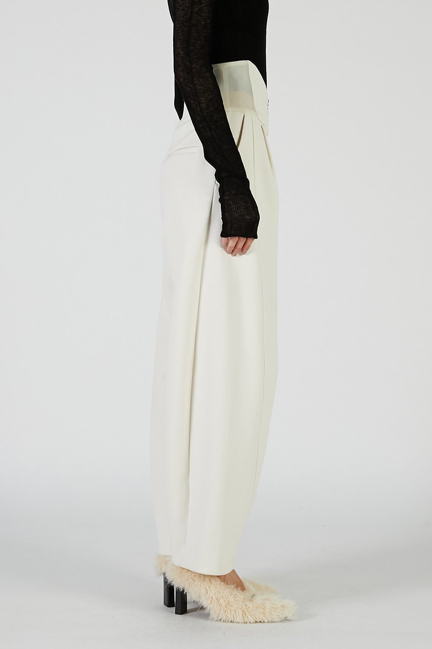 【プランク プロジェクト/PRANK PROJECT】のハイウエストパンツ / High-waisted pants 人気、トレンドファッション・服の通販 founy(ファニー) 　ファッション　Fashion　レディースファッション　Fashion for Women　パンツ　Pants & Trousers　おすすめ　Recommended / Our Picks　コクーン　Cocoon, Cocoon Silhouette　セットアップ　Set-Up, Coordinated Outfit　フロント　Front, Front Design　ラッセル　Raschel, Raschel Lace　新作・新入荷　New Arrivals / New In　other-7|ID: prp329100004627522 ipo3291000000033260571
