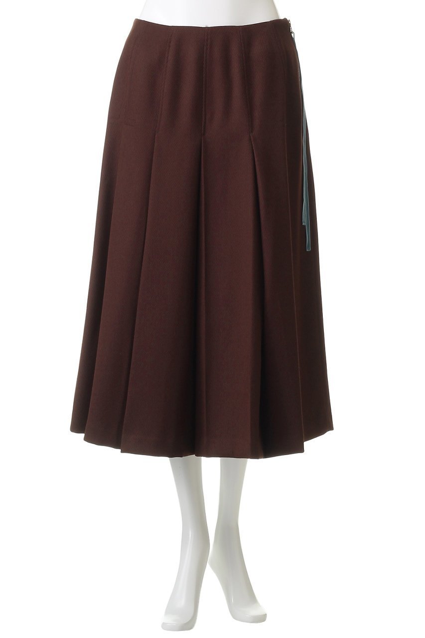 【ランバン オン ブルー/LANVIN en Bleu】のカルゼステッチプリーツスカート 人気、トレンドファッション・服の通販 founy(ファニー) 　ファッション　Fashion　レディースファッション　Fashion for Women　スカート　Skirts　プリーツスカート / 上品フェミニンスタイル　Pleated Skirts　ロングスカート　Long Skirts / Maxi & Midi Skirts　プリーツ　Pleats, Pleated　モダン　Modern, Contemporary　ロング　Long, Long-Length　ワーク　Workwear, Utility Style　other-2|ID: prp329100004627525 ipo3291000000035784507