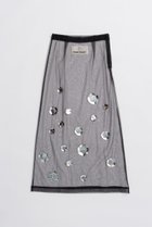 【プランク プロジェクト/PRANK PROJECT】のスパンコールスカート / Sequin Skirt 人気、トレンドファッション・服の通販 founy(ファニー) ファッション Fashion レディースファッション Fashion for Women スカート Skirts ロングスカート Long Skirts / Maxi & Midi Skirts スパンコール Sequins, Sequin Embellishment チュール Tulip, Tulip Motif ロング Long, Long-Length thumbnail BLK(ブラック)|ID: prp329100004627529 ipo3291000000033260624