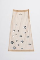 【プランク プロジェクト/PRANK PROJECT】のスパンコールスカート / Sequin Skirt 人気、トレンドファッション・服の通販 founy(ファニー) ファッション Fashion レディースファッション Fashion for Women スカート Skirts ロングスカート Long Skirts / Maxi & Midi Skirts スパンコール Sequins, Sequin Embellishment チュール Tulip, Tulip Motif ロング Long, Long-Length thumbnail BGE(ベージュ)|ID: prp329100004627529 ipo3291000000033260625