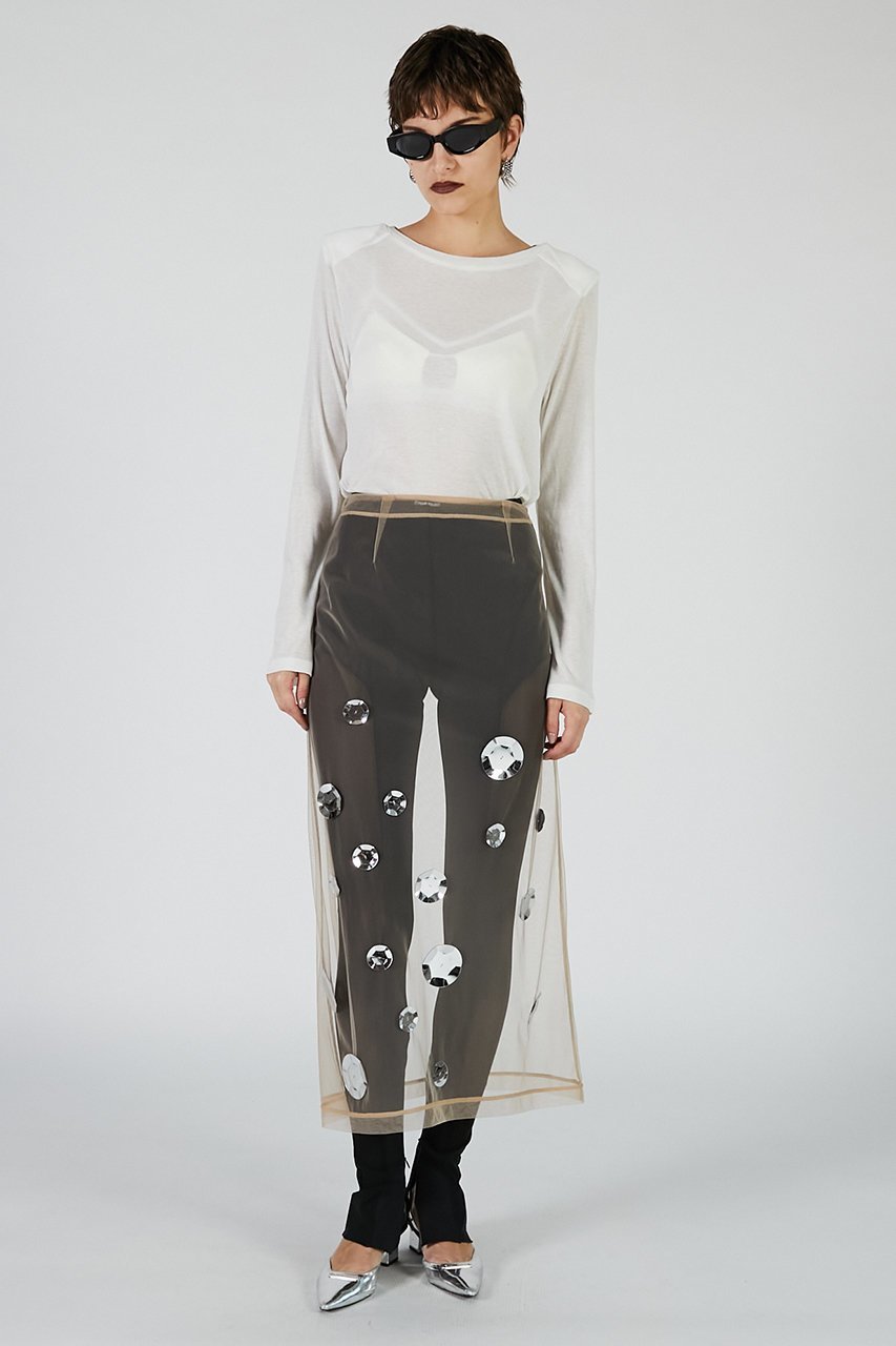 【プランク プロジェクト/PRANK PROJECT】のスパンコールスカート / Sequin Skirt 人気、トレンドファッション・服の通販 founy(ファニー) 　ファッション　Fashion　レディースファッション　Fashion for Women　スカート　Skirts　ロングスカート　Long Skirts / Maxi & Midi Skirts　スパンコール　Sequins, Sequin Embellishment　チュール　Tulip, Tulip Motif　ロング　Long, Long-Length　other-7|ID: prp329100004627529 ipo3291000000033260631