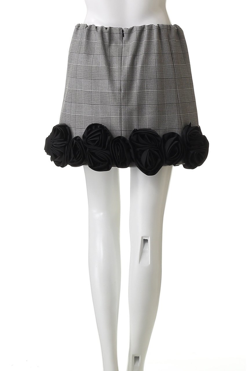 【プランク プロジェクト/PRANK PROJECT】のローズミニスカート / Rose Mini Skirt 人気、トレンドファッション・服の通販 founy(ファニー) 　ファッション　Fashion　レディースファッション　Fashion for Women　スカート　Skirts　ミニスカート　Mini Skirts　おすすめ　Recommended / Our Picks　サテン　Satin, Glossy Fabric　ジャケット　Jacket, Outerwear　スラックス　Slacks, Dress Pants　ダブル　Double, Double-Breasted　チェック　Check, Plaid, Tartan　ボンディング　Bonding, Bonded Fabric　マニッシュ　Mannish, Boyish　ミニスカート　Mini Skirt, Short Skirt　モチーフ　Motif, Design Theme　ラップ　Wrap, Wrap Design　レギンス　Leggings, Stretch Pants　ローズ　Rose, Rose Motif　エレガント 上品　Elegant　今季　This Season, Current Season　other-6|ID: prp329100004627531 ipo3291000000033498625