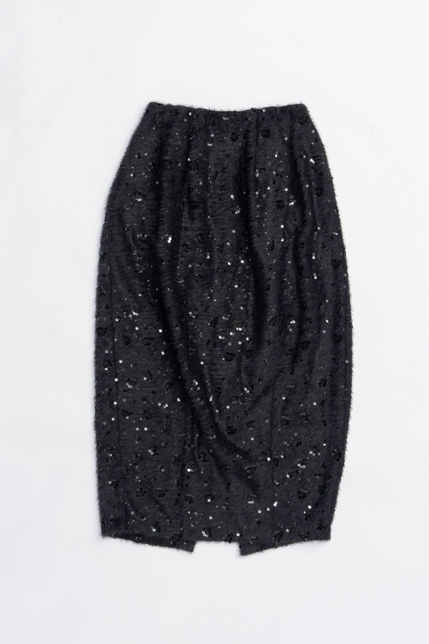 【プランク プロジェクト/PRANK PROJECT】の2WAYシャギーバルーンスカート / 2-Way Shaggy Balloon Skirt インテリア・キッズ・メンズ・レディースファッション・服の通販 founy(ファニー) 　ファッション　Fashion　レディースファッション　Fashion for Women　スカート　Skirts　ロングスカート　Long Skirts / Maxi & Midi Skirts　スパンコール　Sequins, Sequin Embellishment　バルーン　Balloon, Balloon Silhouette　フェイクファー　Faux Fur, Imitation Fur　フリンジ　Fringe, Tassel　ラップ　Wrap, Wrap Design　ロング　Long, Long-Length　BLK(ブラック)|ID: prp329100004627532 ipo3291000000033260652