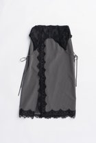 【プランク プロジェクト/PRANK PROJECT】の2WAYレースミディスカート / 2-Way Lace Midi Skirt 人気、トレンドファッション・服の通販 founy(ファニー) ファッション Fashion レディースファッション Fashion for Women スカート Skirts インナー Innerwear ストライプ Stripe, Striped Pattern タイトスカート Pencil Skirt, Tight Skirt マニッシュ Mannish, Boyish リボン Ribbon, Bow レース Lace, Lace Fabric thumbnail GRY(グレー)|ID: prp329100004627533 ipo3291000000033260662