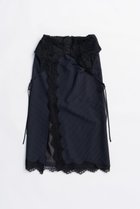 【プランク プロジェクト/PRANK PROJECT】の2WAYレースミディスカート / 2-Way Lace Midi Skirt 人気、トレンドファッション・服の通販 founy(ファニー) ファッション Fashion レディースファッション Fashion for Women スカート Skirts インナー Innerwear ストライプ Stripe, Striped Pattern タイトスカート Pencil Skirt, Tight Skirt マニッシュ Mannish, Boyish リボン Ribbon, Bow レース Lace, Lace Fabric thumbnail NVY(ネイビー)|ID: prp329100004627533 ipo3291000000033260663