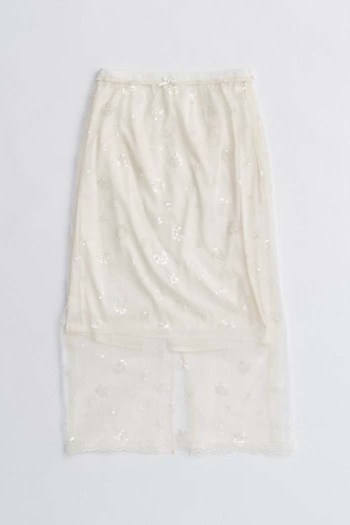 【プランク プロジェクト/PRANK PROJECT】のベールレースレイヤードスカート / Bow Lace Layered Skirt インテリア・キッズ・メンズ・レディースファッション・服の通販 founy(ファニー) https://founy.com/ ファッション Fashion レディースファッション Fashion for Women スカート Skirts ロングスカート Long Skirts / Maxi & Midi Skirts おすすめ Recommended / Our Picks クラシカル Classical, Vintage-Inspired ペチコート Petticoat, Underskirt レギンス Leggings, Stretch Pants レース Lace, Lace Fabric ロング Long, Long-Length |ID: prp329100004627534 ipo3291000000033260673