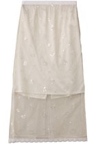 【プランク プロジェクト/PRANK PROJECT】のベールレースレイヤードスカート / Bow Lace Layered Skirt WHT(ホワイト)|ID: prp329100004627534 ipo3291000000036126053