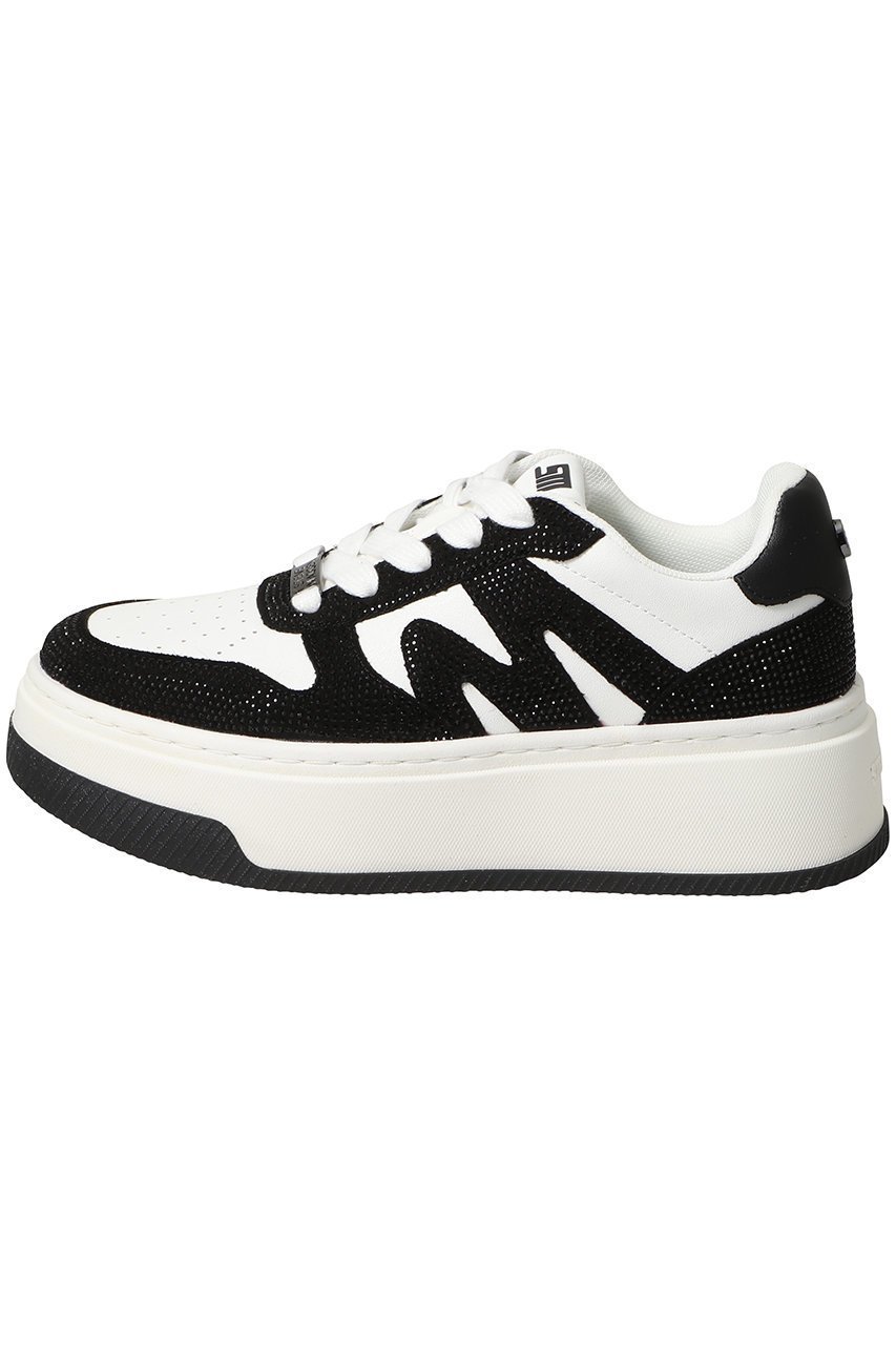 【スティーブマデン/STEVE MADDEN】のDYNAMO-R ラインストーン厚底スニーカー 人気、トレンドファッション・服の通販 founy(ファニー) 　ファッション　Fashion　レディースファッション　Fashion for Women　クール　Cool, Chic　シルバー　Silver, Metallic Silver　ストーン　Stone, Gem-Like　スニーカー　Sneakers, Trainers　モノトーン　Monotone, Black and White　厚底　Platform Shoes　other-4|ID: prp329100004628577 ipo3291000000035965305
