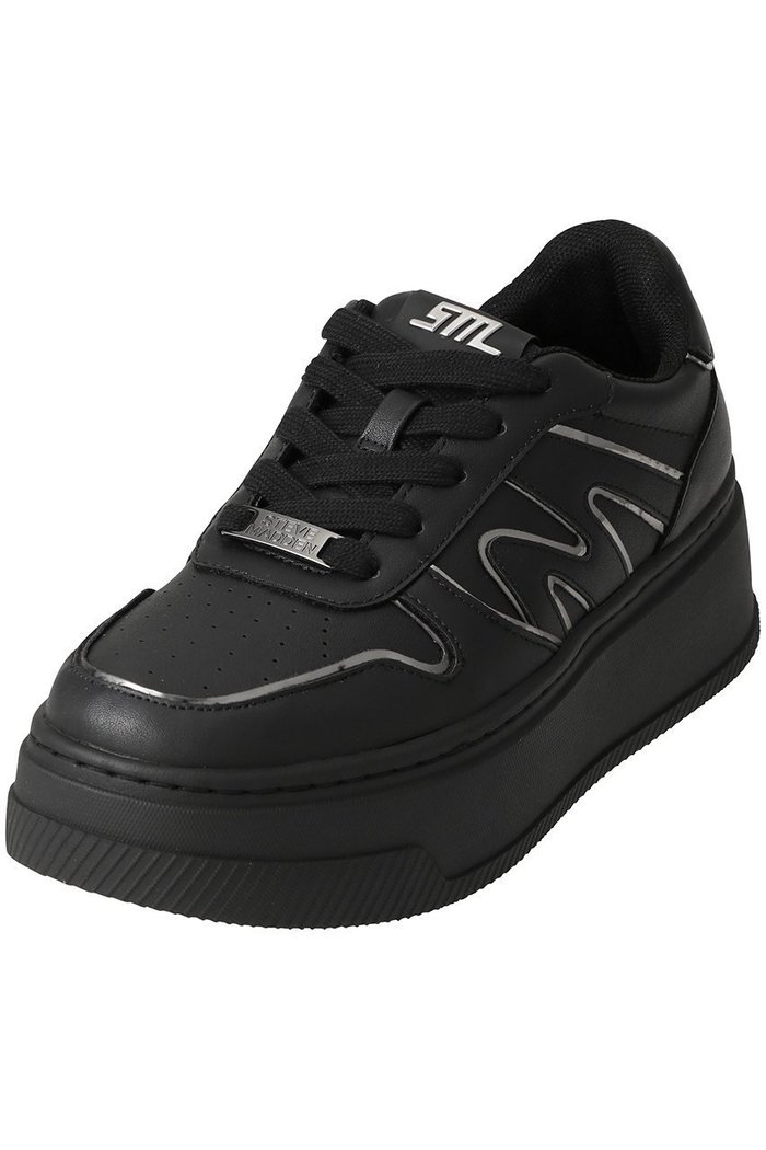 【スティーブマデン/STEVE MADDEN】のDYNAMO メタルライン厚底スニーカー インテリア・キッズ・メンズ・レディースファッション・服の通販 founy(ファニー) https://founy.com/ ファッション Fashion レディースファッション Fashion for Women クッション Cushion, Throw Pillow スニーカー Sneakers, Trainers トレンド Trend, Trending Now パイピング Piping, Trim Design フレア Flare, Flared メタリック Metallic, Shiny Finish メタル Metal, Metal Parts 厚底 Platform Shoes |ID: prp329100004628578 ipo3291000000036225869