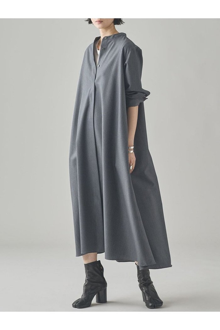 【カレンソロジー/Curensology】のウールバンドカラーワンピース インテリア・キッズ・メンズ・レディースファッション・服の通販 founy(ファニー) https://founy.com/ ファッション Fashion レディースファッション Fashion for Women ワンピース Dresses チュニック Tunic Tops & Dresses 2025年 2025 2025-2026秋冬・A/W Autumn/Winter 2025–26 AW25–26 おすすめ Recommended / Our Picks インナー Innerwear チュニック Tunic, Long Top フロント Front, Front Design ロング Long, Long-Length 日本製 Made In Japan A/W・秋冬 Autumn/Winter |ID: prp329100004628581 ipo3291000000033274745