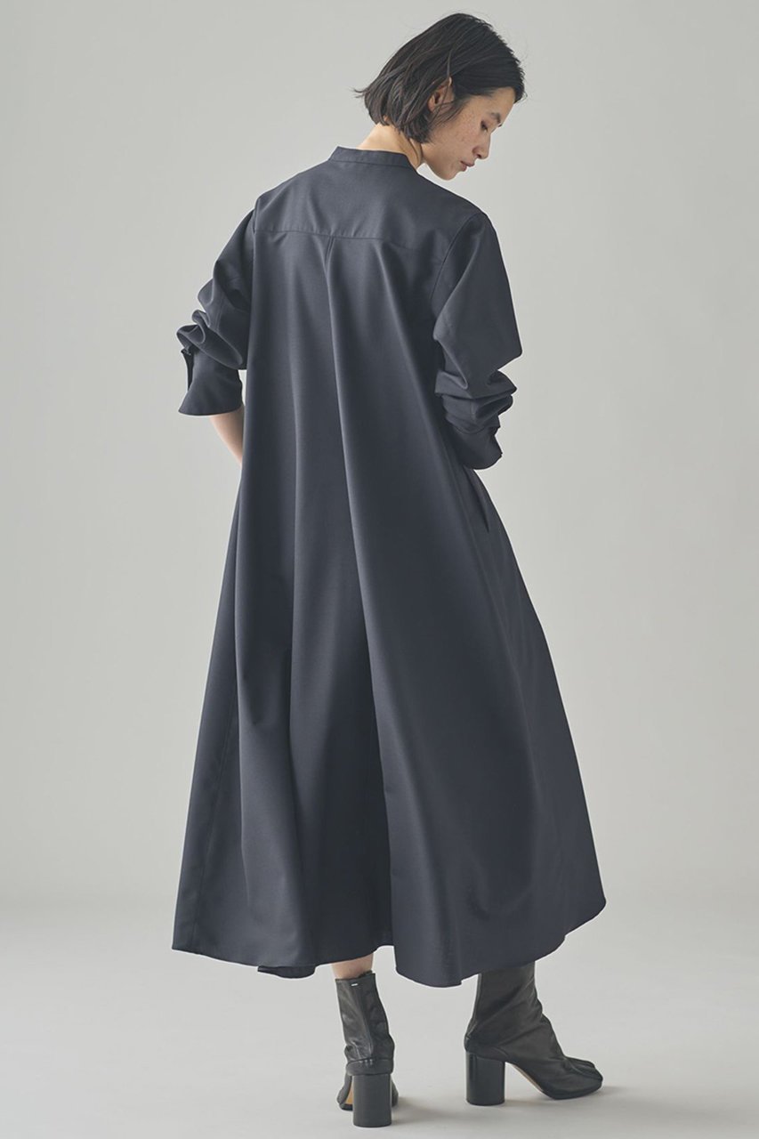 【カレンソロジー/Curensology】のウールバンドカラーワンピース 人気、トレンドファッション・服の通販 founy(ファニー) 　ファッション　Fashion　レディースファッション　Fashion for Women　ワンピース　Dresses　チュニック　Tunic Tops & Dresses　2025年　2025　2025-2026秋冬・A/W　Autumn/Winter 2025–26 AW25–26　おすすめ　Recommended / Our Picks　インナー　Innerwear　チュニック　Tunic, Long Top　フロント　Front, Front Design　ロング　Long, Long-Length　日本製　Made In Japan　A/W・秋冬　Autumn/Winter　other-3|ID: prp329100004628581 ipo3291000000033274748