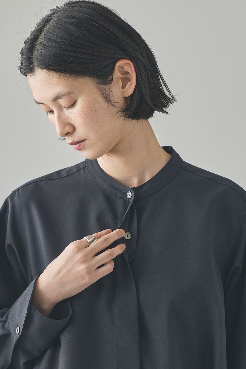 【カレンソロジー/Curensology】のウールバンドカラーワンピース 人気、トレンドファッション・服の通販 founy(ファニー) 　ファッション　Fashion　レディースファッション　Fashion for Women　ワンピース　Dresses　チュニック　Tunic Tops & Dresses　2025年　2025　2025-2026秋冬・A/W　Autumn/Winter 2025–26 AW25–26　おすすめ　Recommended / Our Picks　インナー　Innerwear　チュニック　Tunic, Long Top　フロント　Front, Front Design　ロング　Long, Long-Length　日本製　Made In Japan　A/W・秋冬　Autumn/Winter　other-7|ID: prp329100004628581 ipo3291000000033274752