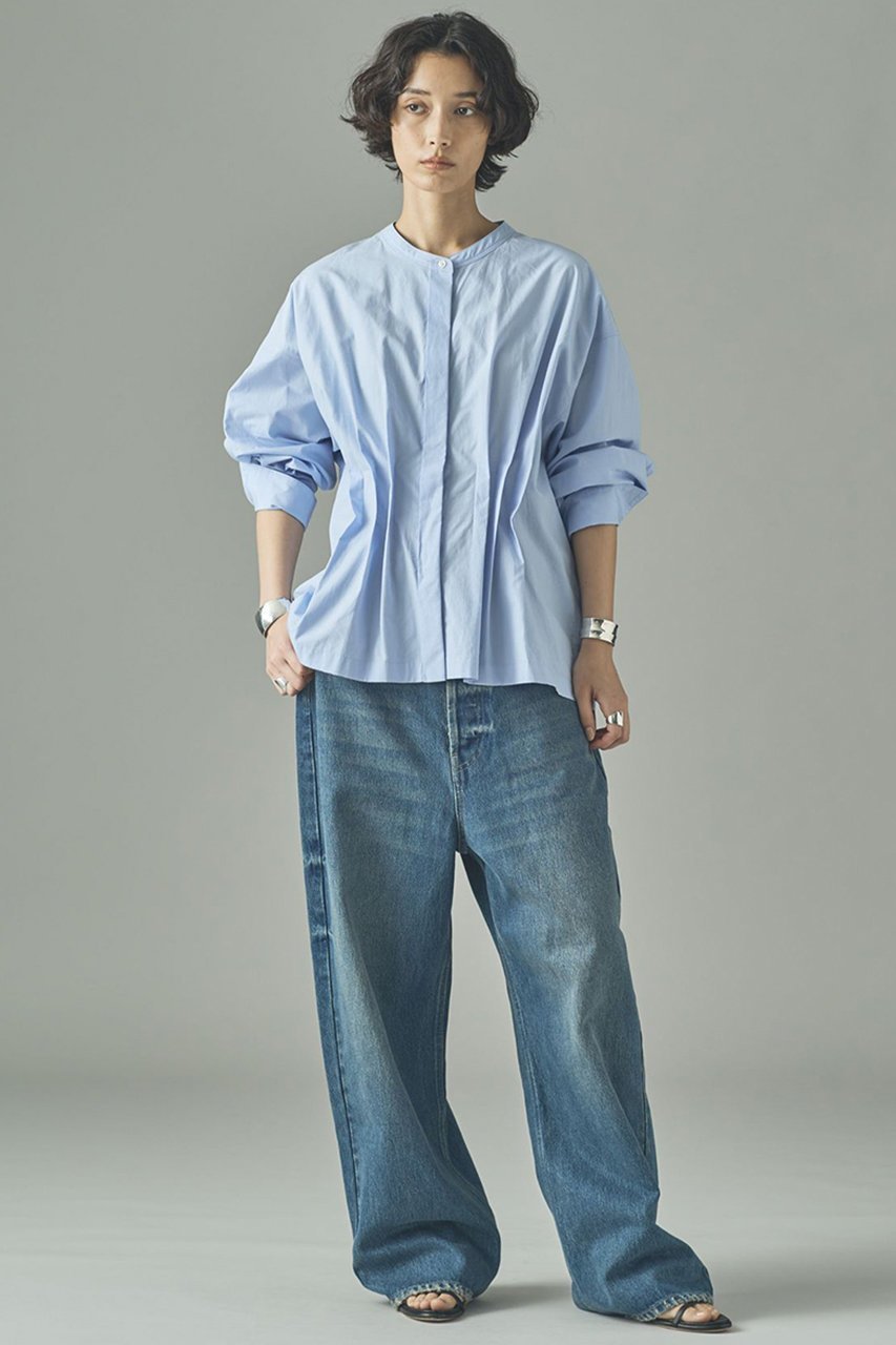 【カレンソロジー/Curensology】のタックペプラムブラウス 人気、トレンドファッション・服の通販 founy(ファニー) 　ファッション　Fashion　レディースファッション　Fashion for Women　トップス・カットソー　Cut & Sew Tops　シャツ・ブラウス・オフィスカジュアル　Elegant Blouses & Button-Ups　2025年　2025　2025-2026秋冬・A/W　Autumn/Winter 2025–26 AW25–26　おすすめ　Recommended / Our Picks　シェイプ　Shape, Slim Fit　スリーブ　Sleeve, Long Sleeve / Short Sleeve　タイトスカート　Pencil Skirt, Tight Skirt　ペプラム　Peplum, Flared Hem　リアル　Real, Realistic　リネン　Linen, Linen Fabric　ロング　Long, Long-Length　日本製　Made In Japan　A/W・秋冬　Autumn/Winter　other-5|ID: prp329100004628583 ipo3291000000033274768