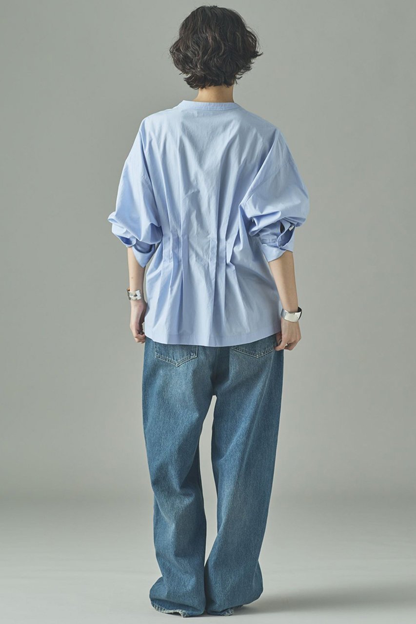 【カレンソロジー/Curensology】のタックペプラムブラウス 人気、トレンドファッション・服の通販 founy(ファニー) 　ファッション　Fashion　レディースファッション　Fashion for Women　トップス・カットソー　Cut & Sew Tops　シャツ・ブラウス・オフィスカジュアル　Elegant Blouses & Button-Ups　2025年　2025　2025-2026秋冬・A/W　Autumn/Winter 2025–26 AW25–26　おすすめ　Recommended / Our Picks　シェイプ　Shape, Slim Fit　スリーブ　Sleeve, Long Sleeve / Short Sleeve　タイトスカート　Pencil Skirt, Tight Skirt　ペプラム　Peplum, Flared Hem　リアル　Real, Realistic　リネン　Linen, Linen Fabric　ロング　Long, Long-Length　日本製　Made In Japan　A/W・秋冬　Autumn/Winter　other-6|ID: prp329100004628583 ipo3291000000033274769