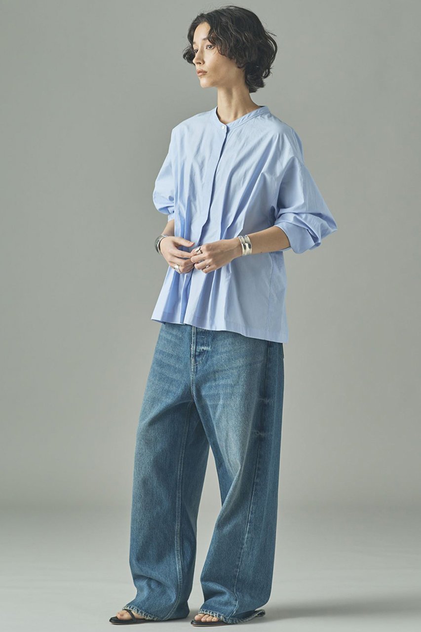 【カレンソロジー/Curensology】のタックペプラムブラウス 人気、トレンドファッション・服の通販 founy(ファニー) 　ファッション　Fashion　レディースファッション　Fashion for Women　トップス・カットソー　Cut & Sew Tops　シャツ・ブラウス・オフィスカジュアル　Elegant Blouses & Button-Ups　2025年　2025　2025-2026秋冬・A/W　Autumn/Winter 2025–26 AW25–26　おすすめ　Recommended / Our Picks　シェイプ　Shape, Slim Fit　スリーブ　Sleeve, Long Sleeve / Short Sleeve　タイトスカート　Pencil Skirt, Tight Skirt　ペプラム　Peplum, Flared Hem　リアル　Real, Realistic　リネン　Linen, Linen Fabric　ロング　Long, Long-Length　日本製　Made In Japan　A/W・秋冬　Autumn/Winter　other-7|ID: prp329100004628583 ipo3291000000033274770