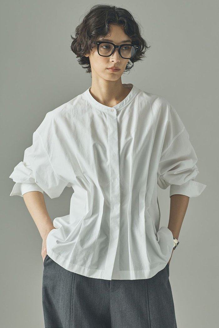 【カレンソロジー/Curensology】のタックペプラムブラウス インテリア・キッズ・メンズ・レディースファッション・服の通販 founy(ファニー) https://founy.com/ ファッション Fashion レディースファッション Fashion for Women トップス・カットソー Cut & Sew Tops シャツ・ブラウス・オフィスカジュアル Elegant Blouses & Button-Ups おすすめ Recommended / Our Picks シェイプ Shape, Slim Fit スリーブ Sleeve, Long Sleeve / Short Sleeve タイトスカート Pencil Skirt, Tight Skirt ペプラム Peplum, Flared Hem リアル Real, Realistic リネン Linen, Linen Fabric ロング Long, Long-Length 日本製 Made In Japan |ID: prp329100004628583 ipo3291000000035375923