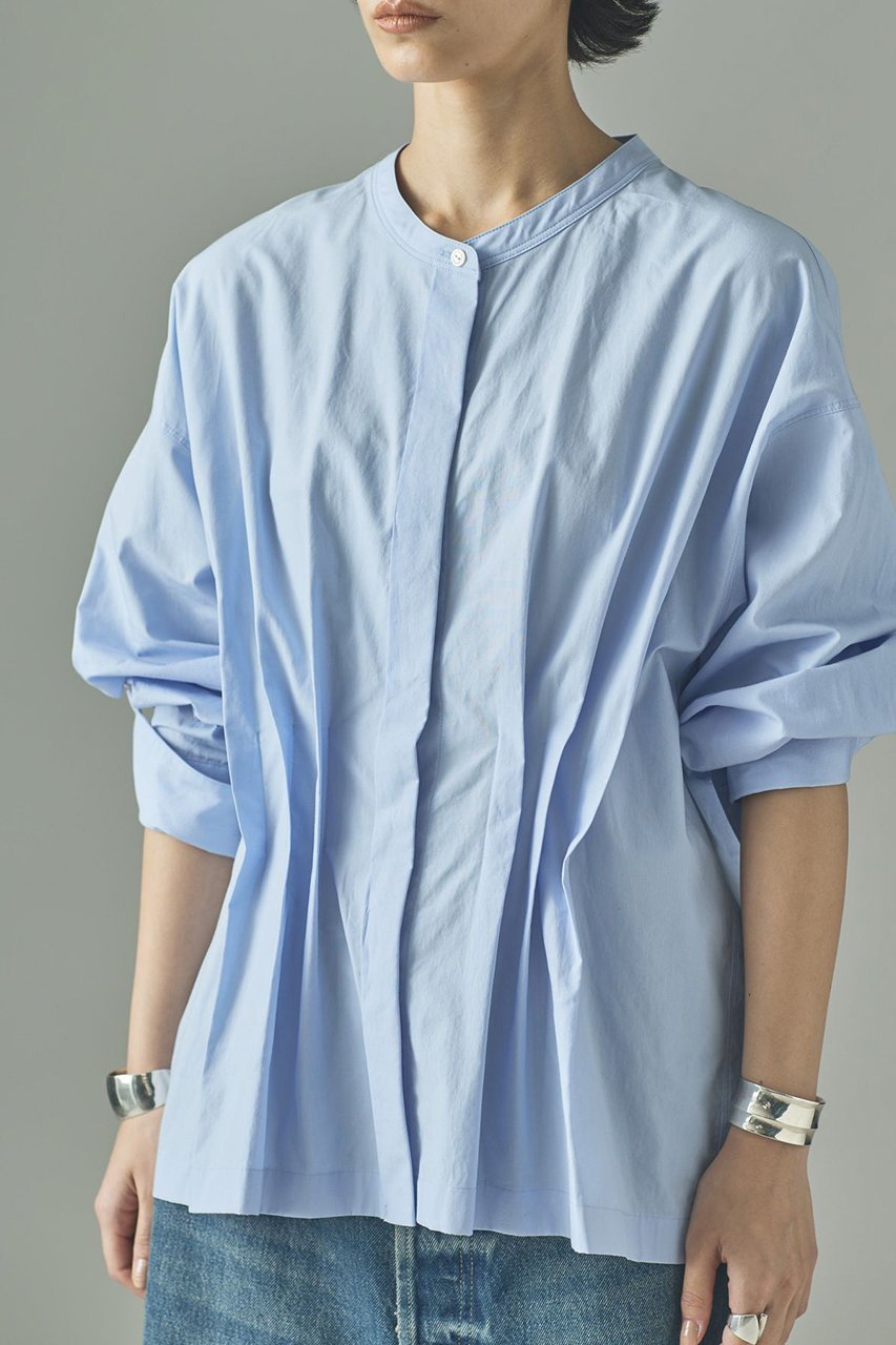 【カレンソロジー/Curensology】のタックペプラムブラウス 人気、トレンドファッション・服の通販 founy(ファニー) 　ファッション　Fashion　レディースファッション　Fashion for Women　トップス・カットソー　Cut & Sew Tops　シャツ・ブラウス・オフィスカジュアル　Elegant Blouses & Button-Ups　おすすめ　Recommended / Our Picks　シェイプ　Shape, Slim Fit　スリーブ　Sleeve, Long Sleeve / Short Sleeve　タイトスカート　Pencil Skirt, Tight Skirt　ペプラム　Peplum, Flared Hem　リアル　Real, Realistic　リネン　Linen, Linen Fabric　ロング　Long, Long-Length　日本製　Made In Japan　other-8|ID: prp329100004628583 ipo3291000000035375937