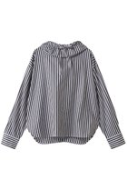 【ミズイロ インド/mizuiro ind】のstripe hooded shirt シャツ 人気、トレンドファッション・服の通販 founy(ファニー) ファッション Fashion レディースファッション Fashion for Women トップス・カットソー Cut & Sew Tops シャツ・ブラウス・オフィスカジュアル Elegant Blouses & Button-Ups 2025年 2025 2025-2026秋冬・A/W Autumn/Winter 2025–26 AW25–26 シンプル Simple, Minimal ストライプ Stripe, Striped Pattern スラックス Slacks, Dress Pants スリット Slit, Slit Detail スリーブ Sleeve, Long Sleeve / Short Sleeve デニム Denim, Jeans Material ロング Long, Long-Length A/W・秋冬 Autumn/Winter thumbnail black|ID: prp329100004628584 ipo3291000000033274774
