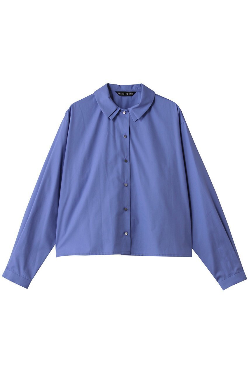 【ミズイロ インド/mizuiro ind】のdouble collars shirt シャツ インテリア・キッズ・メンズ・レディースファッション・服の通販 founy(ファニー) 　ファッション　Fashion　レディースファッション　Fashion for Women　トップス・カットソー　Cut & Sew Tops　シャツ・ブラウス・オフィスカジュアル　Elegant Blouses & Button-Ups　2025年　2025　2025-2026秋冬・A/W　Autumn/Winter 2025–26 AW25–26　スリーブ　Sleeve, Long Sleeve / Short Sleeve　ダブル　Double, Double-Breasted　バランス　Balance, Style Balance　パーティ　Party, Party Style　マニッシュ　Mannish, Boyish　ロング　Long, Long-Length　A/W・秋冬　Autumn/Winter　blue|ID: prp329100004628585 ipo3291000000033274781